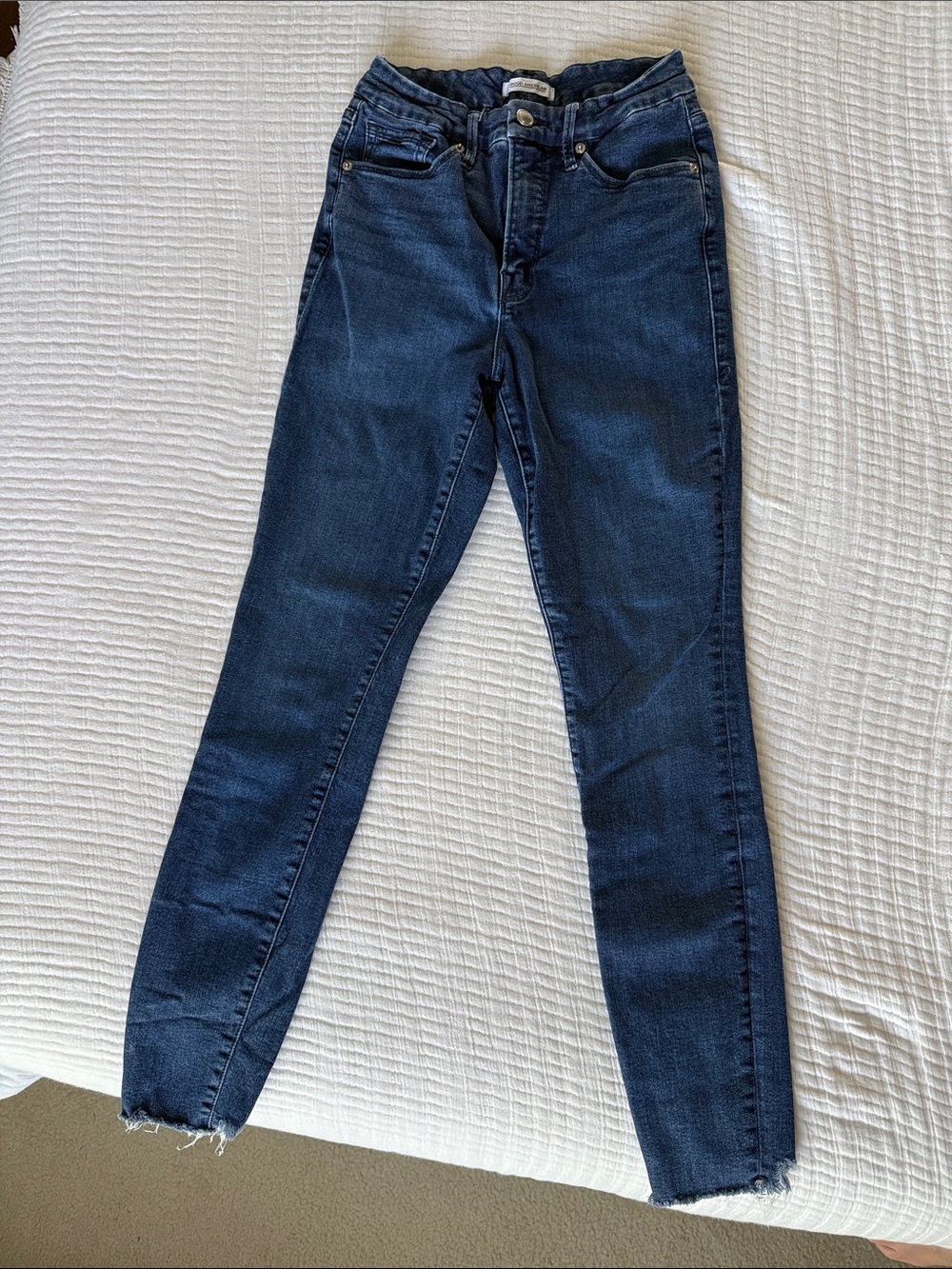 Good American good legs skinny jeans